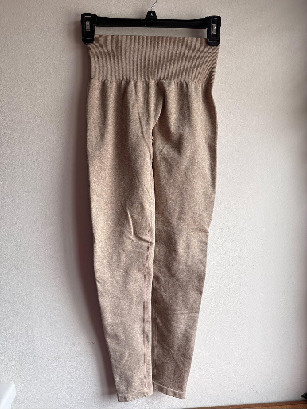NVGTN Beige High Waisted Leggings XS